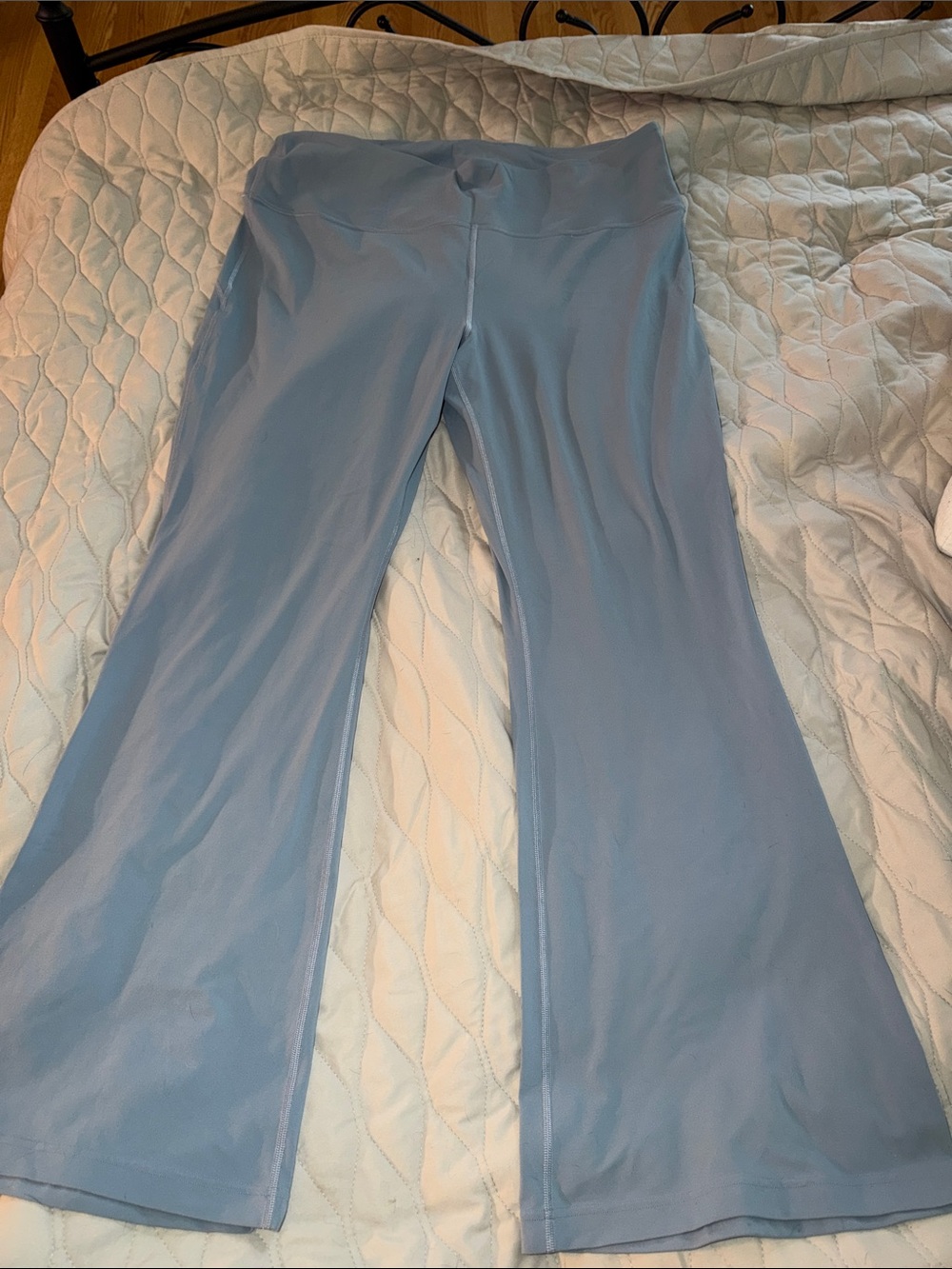 Lululemon Groove Super High Rise Flared Pants Blue Size 20 Yoga